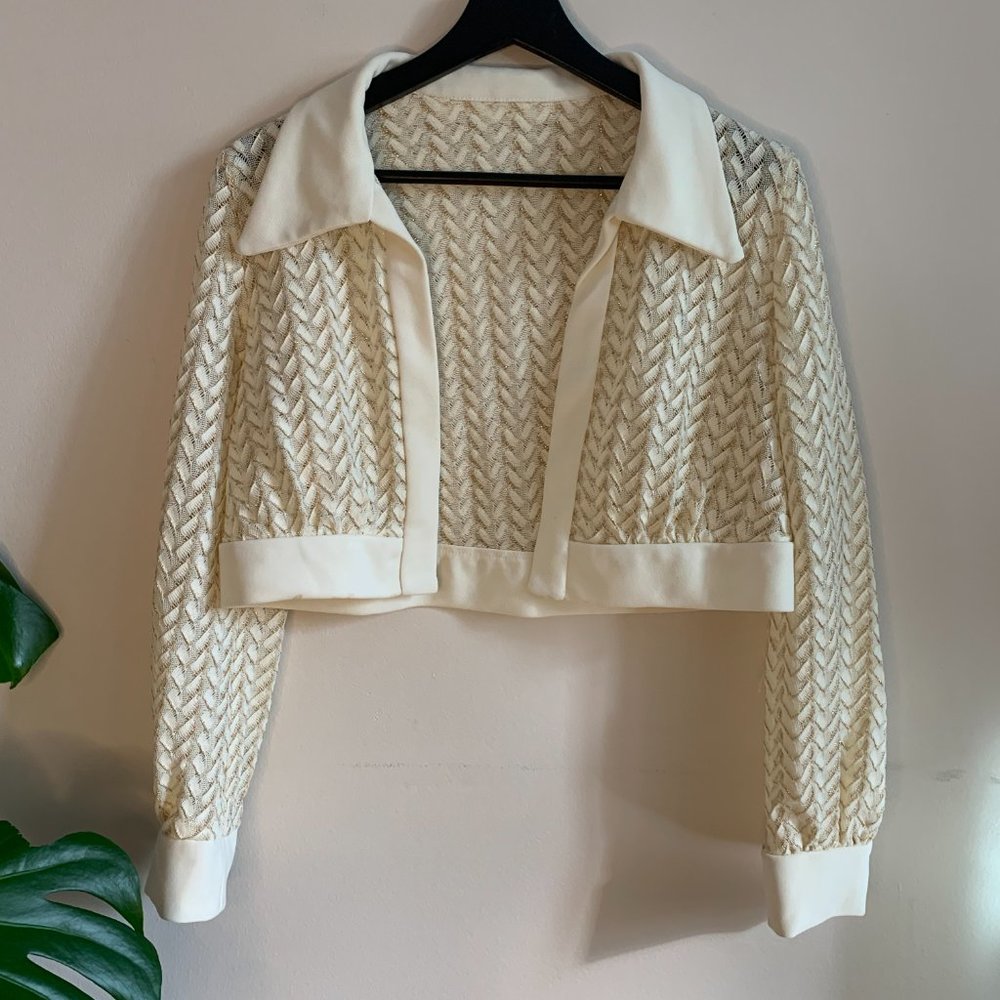 Luxurious 70"s style cardigan
